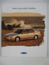 1998 Chevrolet Malibu LS Car Dealer Sales Brochure Catalog