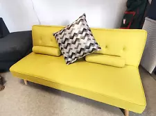 New Listingloveseat sofa used (Yellow) Great condition