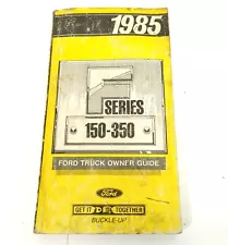 1985 Ford F-Series Truck Factory Original Glovebox Owners Manual Book (For: 1985 Ford F-250)