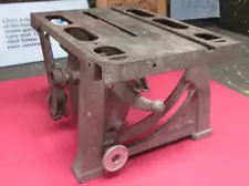 Marcus Pollak Royersford PA old table saw 8-in. small size cast iron USA