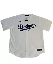 Nike Los Angeles Dodgers Tommy Lasorda Home White Jersey Men's Size XL New