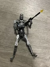 NECA The Terminator T-800 Endoskeleton 7" Action Figure CUSTOM with Rifle AR