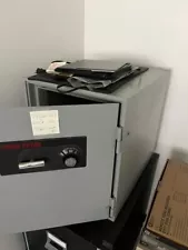 Metal Fire Fyter combination safe