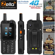 Unlocked 4G Android Rugged Smartphone Zello 2-Way Walkie Talkie Radio Mobile F40