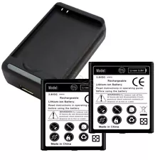 Long Lifespan 2x 6270mAh Battery Charger for AT&T Samsung Galaxy S4 I9500 Phone