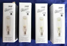 Feit Electric Vintage Original Filament 40W T8 Clear Dimmable Light Bulb 4 Pack