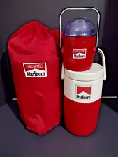 VTG Marlboro camping gear bundle lot of mini lantern, sleeping bag & water jug