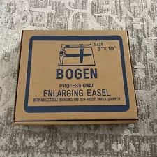 Vintage BOGEN Professional Photo Enlarging Easel 8"x10" Original Box Adjustable