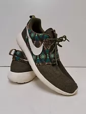 RAREð¥ Nike Roshe Run One Iguana Sail Loden Bamboo Aztec Print Sz 12 655206-213