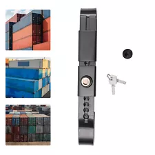 Shipping Container Lock Adjustable Steel Heavy Duty Cargo Door Lock with 2 Keys