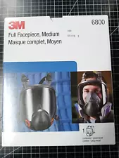 3M 6800 Full Face Reusable Respirator Size Medium Full Face Gas Mask NIB