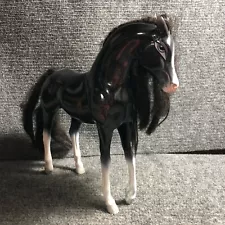 BRATZ DOLL Horse “WILD WILD WEST” Black Dapple Silver Hooves MGA