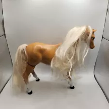 Vtg Barbie High Stepper Horse Battery Operated Palomino Walking Horse 1993 Works