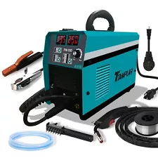 MIG Welder - 135AMP 110V&220V Dual Voltage 4 in 1 Flux MIG/Solid Wire/Stick A...