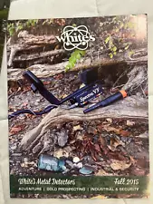 2015 WHITES ELECTRONICS METAL DETECTOR SALES CATALOG BROCHURE V3I MXT VX3 ++