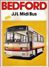 Manufacturer Sales Brochure - Bedford JJL Midi Bus - with Specifications: 1976