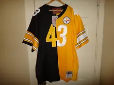 Troy Polamalu 2005 Mitchell & Ness Steelers Men's Throwback Split Legacy Jersey