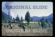 Orig 1965 Slide - Vernonia South Park & Sunset Railroad Oregon Logging Lumber D