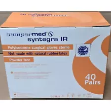 Sempermed Syntegra IR Polyisoprene sterile surgical gloves 40 pairs size 7.5