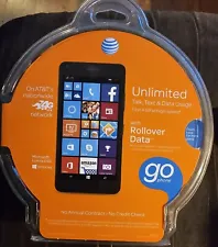 AT&T Microsoft Lumia 640 4G LTE Windows Smartphone Black AT&T Go Phone NEW