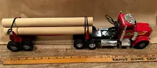 LOOK! Great Northwest Timber Co. log truck-(Peterbilt-ERTL) W/custom logs! WQW!