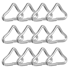 20 Pcs Triangle Ring Buckles Special for Trampoline Circle Hooks Child