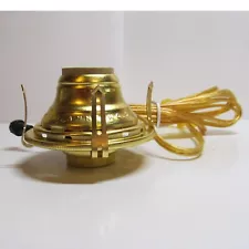 Oil lamp adapter Electric #2 Burner for old, antique,banquet,or painted lamps QA