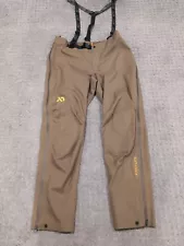 First Lite Boundary Stormtight Rain Pants Large Dry Earth Free Shipping!