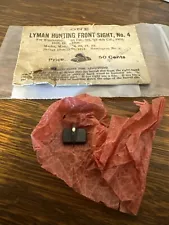 Vintage Lyman Front Sight NO 4 For Winchester N.O.S.