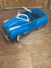 1940’s Pedal Car Blue “Please Read”