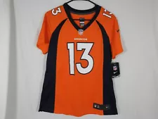 NEW W TAGS Nike On Field NFL Denver Broncos Orange #13 Siemian Jersey. Adult Med