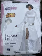 Secret Wishes Star Wars Princess Leia Adult Small Costume