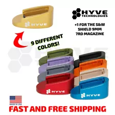 Hyve Technologies plus1 mag extension for the Smith & Wesson M&P Shield 9mm