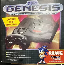 New ListingSega Genesis 16 bit Console With Box