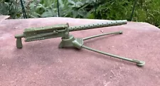 Vintage GI JOE 12” Hasbro 30 Caliber Machine Gun w/ partial tripod - 30-caliber