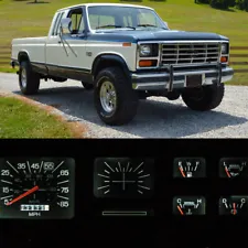 Gauge Cluster LED Dash kit White For Ford 1981-1985 F100 F85150 F250 F350 Truck (For: 1981 F-100)