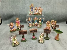 Fairy Garden Fairies 19 Piece Figurine Lot