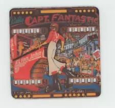 Captain Fantastic vintage Pinball Machine COASTER - Elton John