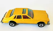 Vintage 1981 Hot Wheels Cadillac Seville #1698 Hong Kong Gold Paint Heavy Car