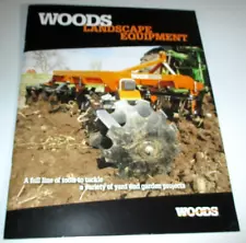 Woods Landscape Equipment Sales Brochure Seeders Tillers Post Hole Diggers &more