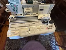 Brother KH-970 Used Electronic Knitting Machine Knitter, Tested See Swatch