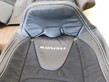 NOS OEM Roush Mustang 2015 2022 Front Seat Covers Leather Recaro 2016 2017 2018