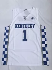 Retro Vintage Devin Booker #1 Kentucky Basketball Jersey Stitched