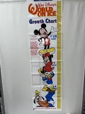 VERY RARE Walt Disney’s World On Ice Children’s Growth Chart Never Used