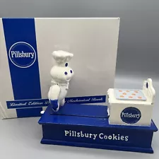 Pillsbury Doughboy Limited Edition Cast Iron Mechanical Bank New In Box