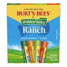 NEW! Burt's Bees x Hidden Valley Ranch Dippers Limited Edition PRE-SALE Sealed