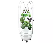 Tower Garden Home Bundle Kit With Lights And Cage