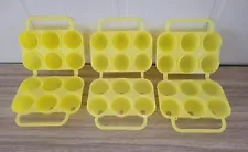 Jello Jigglers Egg Molds Yellow 3D Lot Of 3 Jell-O Smooth Shots Makes 6 Eggs