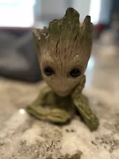 Baby Groot Planter Tree Man Pens Flower Pot Plant Guardians of The Galaxy Gift ✅