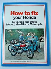 1975 Honda CT 70 Trail CT70H QA 50 Mini Bike Z50 XR75 SL70 Shop Manual MINT!